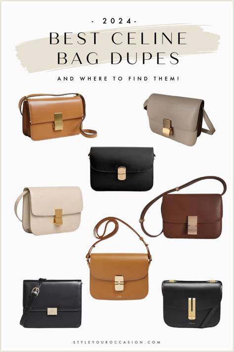 dupe celine bag|affordable handbags celine look alike.